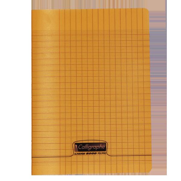 CAHIER CALLIGRAPHE PP 24*32 96P 90G ORANGE