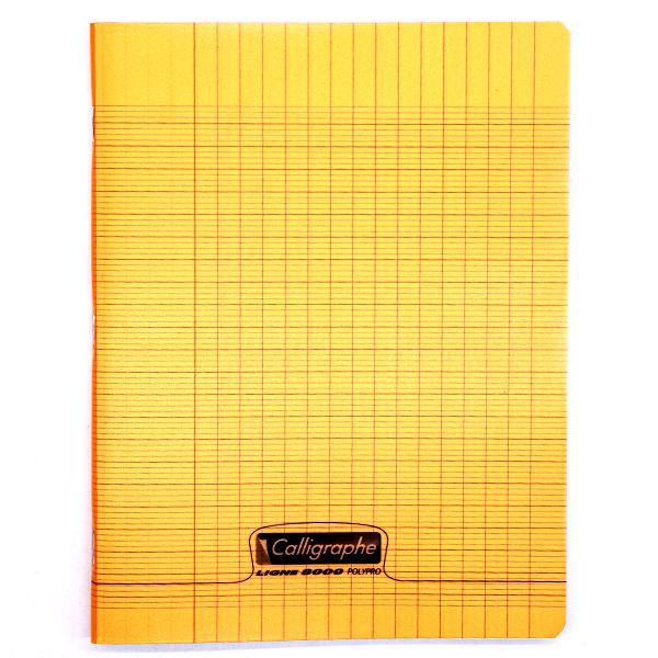 CAHIER CALLIGRAPHE PP A4 96P 90G ORANGE