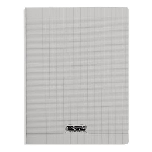 CAHIER CALLIGRAPHE PP A4 96P 90G GRIS