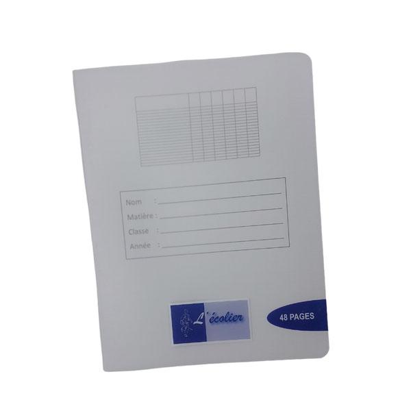 CAHIER 17*22 48P 70G POLYPRO ECOLIER TRANSPARENT