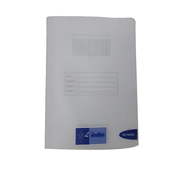 CAHIER ECOLIER A4 POLYPRO 192P 90G TRANSPARENT R/44568