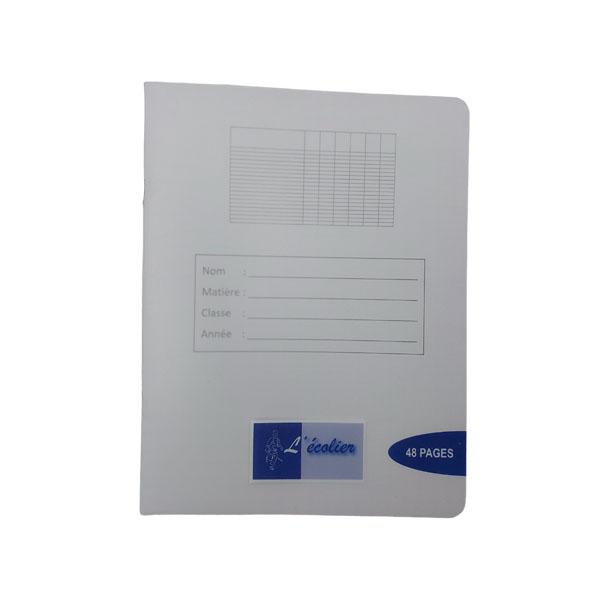 CAHIER 17*22 48P 90G POLYPRO ECOLIER TRANSPARENT R/44508