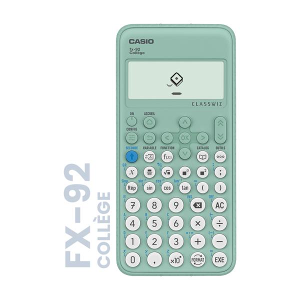 CALCULATRICE CASIO FX92 COLLÈGE ÉDITION 2023