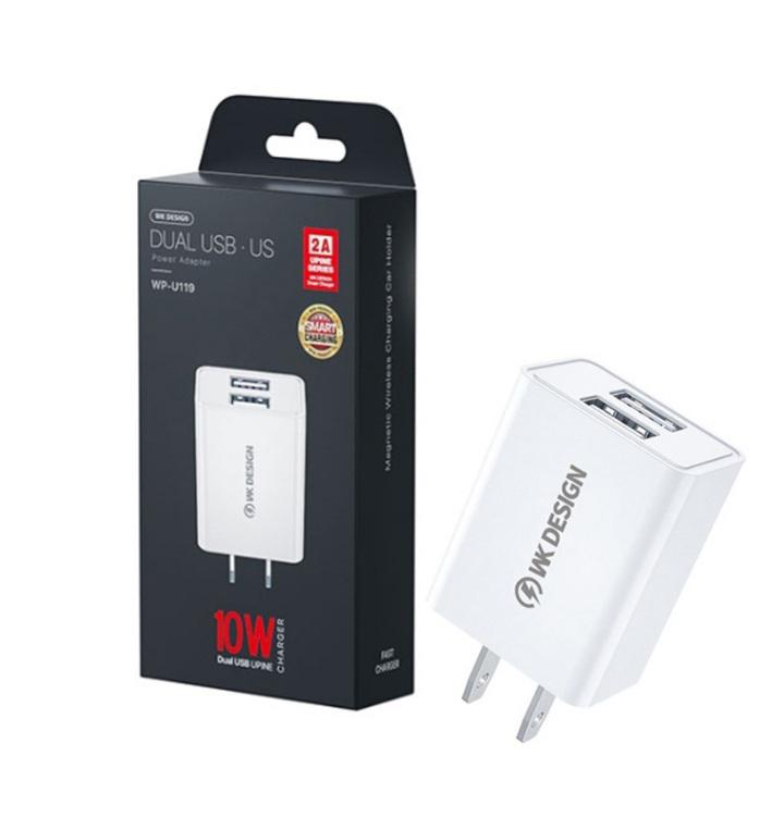 CHARGEUR REMAX VIP STORE WP-U119 2USB DC5V-2A 10W