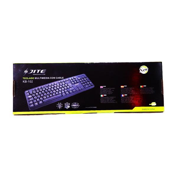 CLAVIER AZERTY FILAIRE EN USB JITE MOD.KB102