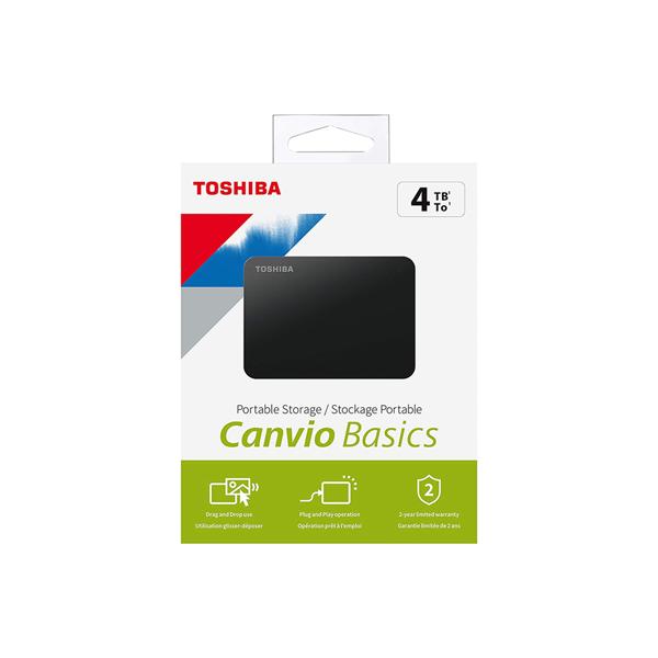 DISQUE DUR EXTERNE 2.5 4TB TOSHIBA CANVIO BASICS