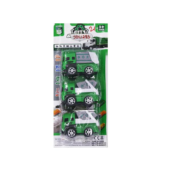 JOUET VOITURE MINI TRUCK VERT 3PIECES 1F3