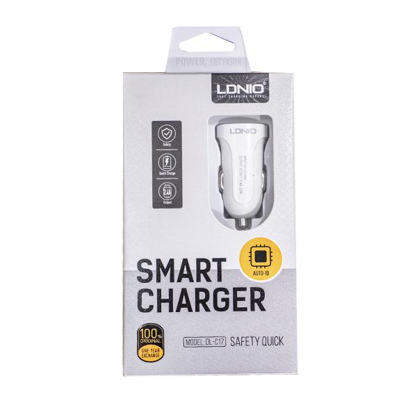 KIT CHARGEUR ALLUME CIGARE DLC17 USB AVEC CABLE TYPE C