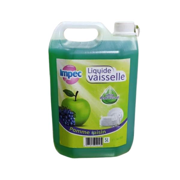 LIQUIDE VAISSELLE IMPEC  POMME RAISIN 5L