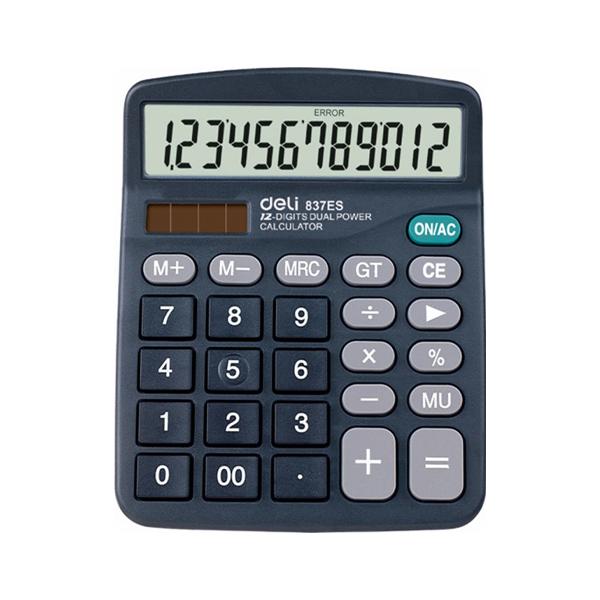 CALCULATRICE 12 CHIFFRES DELI DE837ES