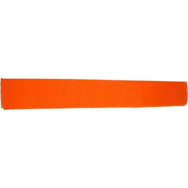 PAPIER CREPON SPIRIT 200*50CM ORANGE