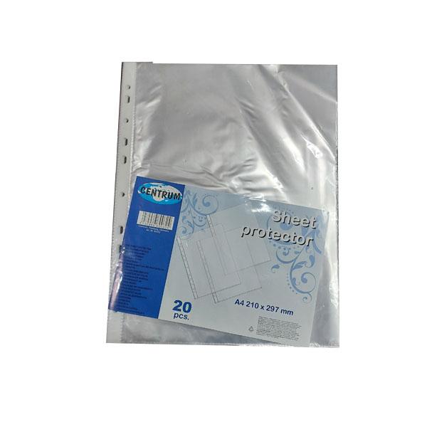 POCHETTE PLAST PERFO PQT DE 20 CENTRUM A0516085