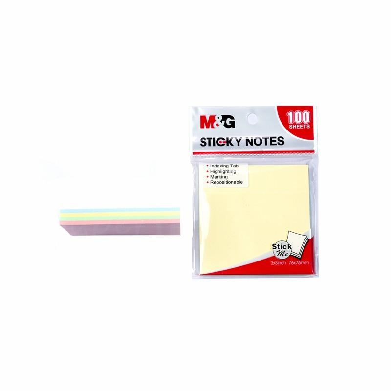 POST IT FLUORESCENT MG 3*3 60FLLES AS33L10106 71*71MM