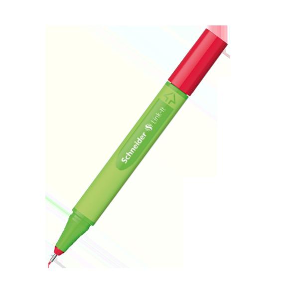 STYLO FEUTRE FINELINER  LINK IT SCHNEIDER 0.4MM ROUGE/KMB