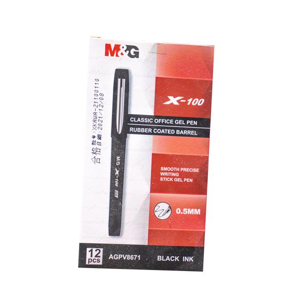 STYLO MG GEL X100 0.5MM NOIR V8671