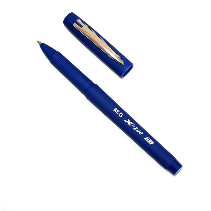 STYLO GEL X200 0.7MM BLEU M&G 8672