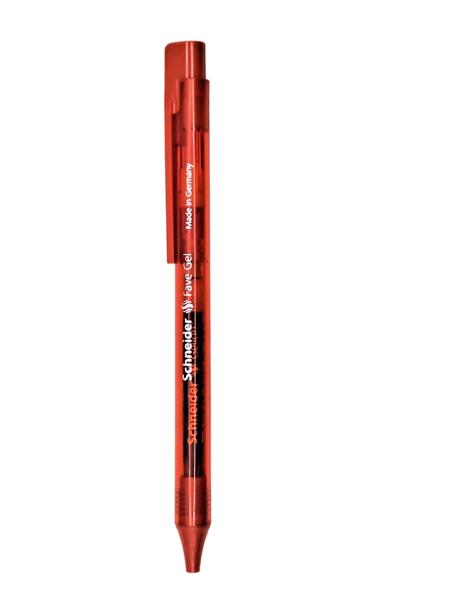 STYLO GEL SCHNEIDER FAVE  ROUGE 0.4MM