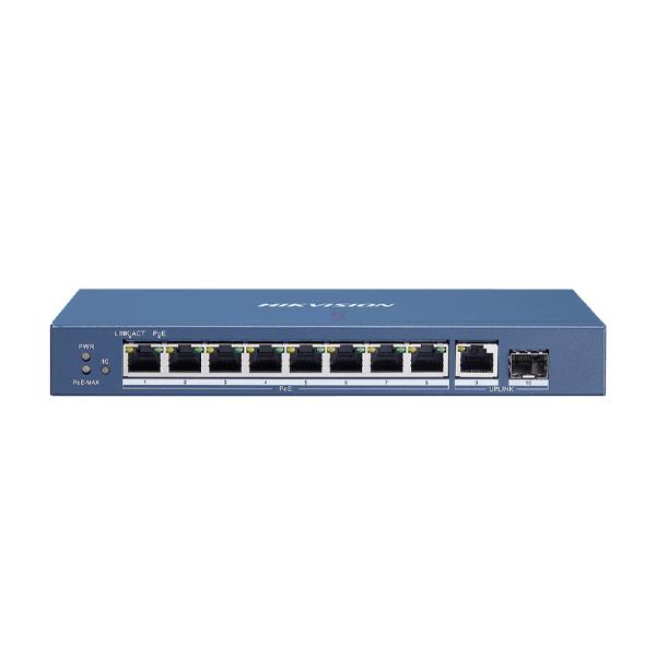 SWITCH HIKVISION POE DS-3E0510P-E 1000M 8PORTS POE