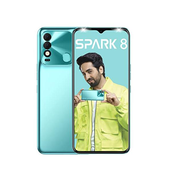 TECNO SPARK 8 KG6 64+2 TURQUOISE CYAN