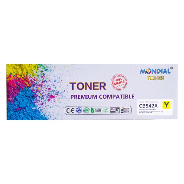 TONER MONDIALTONER HP CB542A / CE322A / CF212A OU CANON 731 / 716 YELLOW