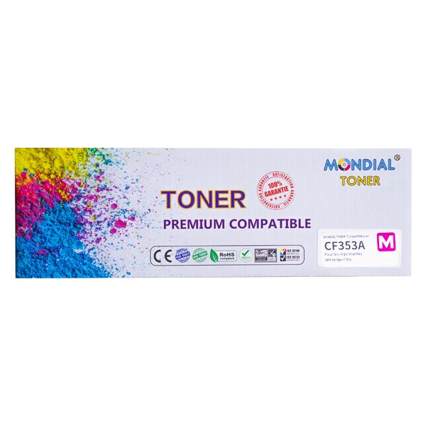 TONER MONDIALTONER HP CE312A / CF352A OU CANON 729 YELLOW