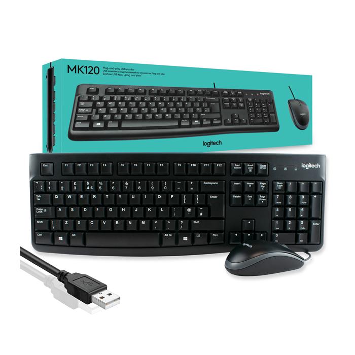 CLAVIER +SOURIS LOGITECH MK120 AZERTY /Q