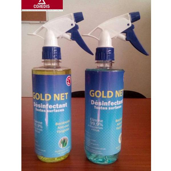 DÉSINFECTANT SPRAY HALAL 500ML GOLD GUN