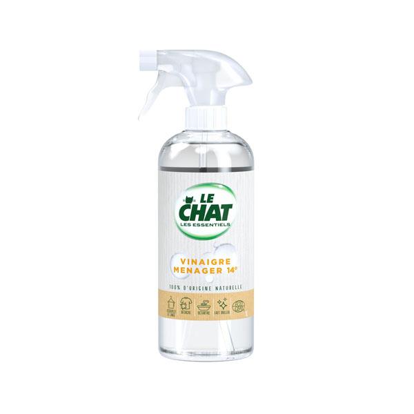 ENTRETIEN VINAIGRE MENAGER 14° LE CHAT LES ESSENTIELLES 1L/HYD