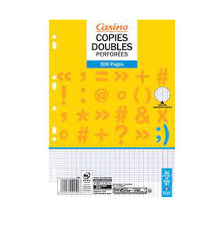 COPIE DOUBLE PERFORÉE A4 200P ALADIN ARTIS