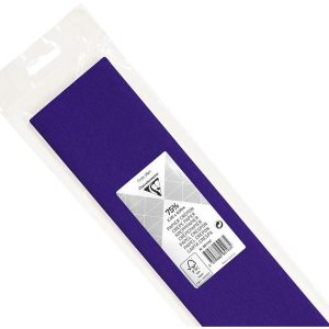 PAPIER CREPON COULEUR VIVE CLAIREFONTAINE VIOLET