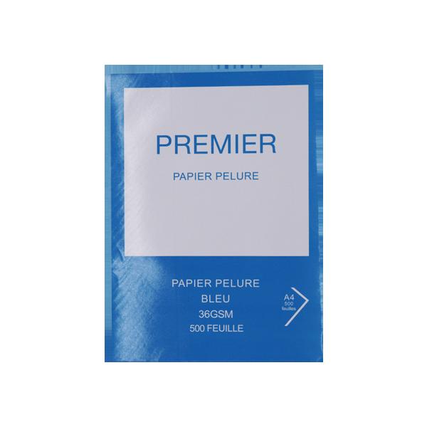 PAPIER PELURE 36G 21*29.7 BLEU/CH