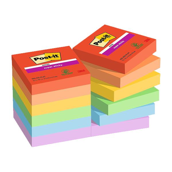 POST IT 75*75 FLUO 5 COULEURS