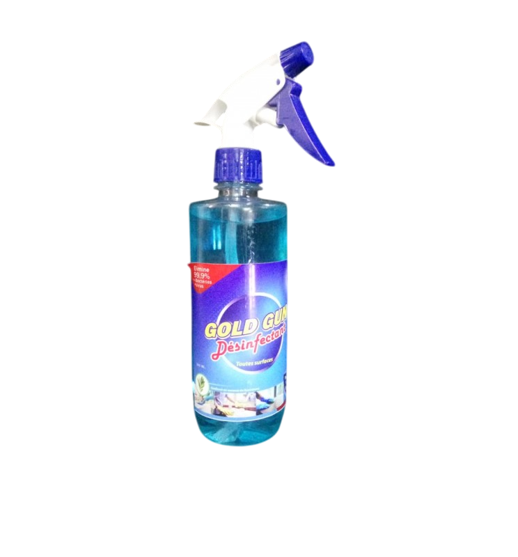 DÉSINFECTANT SPRAY HALAL 500ML GOLD GUN