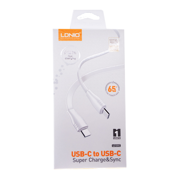 CABLE LC131C USB C TO IOS 30W 1M BLANC