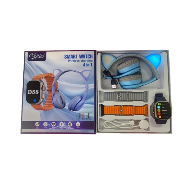MONTRE SMARTWATCH+CASQUE OKPU D58
