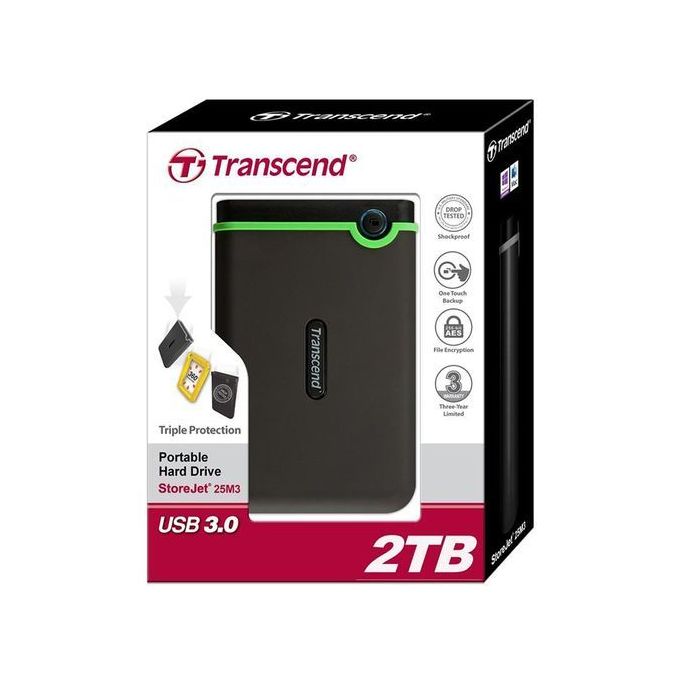 DISQUE DUR EXTERNE 2.5 2Tb TRANSCEND