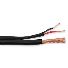 CABLE COAXIAL AVEC ALIMENTATION QUALITE+ (RLX DE 90M)