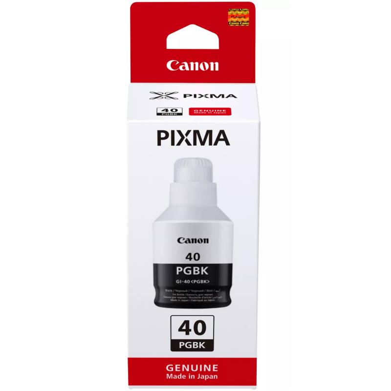 FLACON D'ENCRE CANON INK GI-40  BK EMB