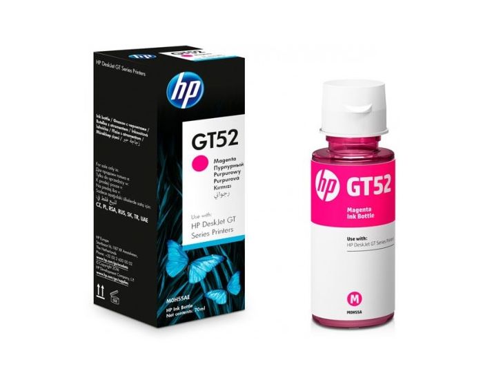 FLACON D'ENCRE HP GT52 MAGENTA - BOITE BLANCHE