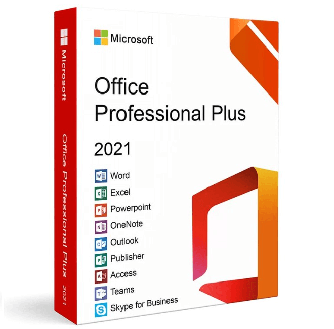 LOGICIEL MICROSOFT OFFICE 2021 AUTHENTIQUE PRO PLUS