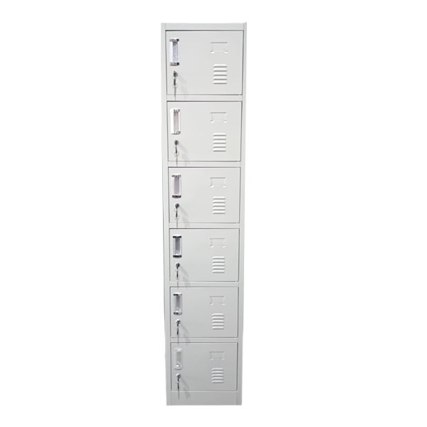 VESTIAIRE METALLIQUE 6 PORTES