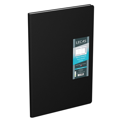 AGENDA SEMAINIER LECAS A4 2024 COUVERTURE NOIR