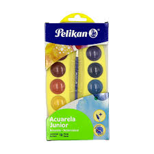 PEINTURE A L'EAU AQUARELLE 12 COULEURS/B