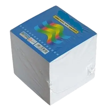 BLOC CUBE 9*9 SINARLINE AVEC GOMME BLANC