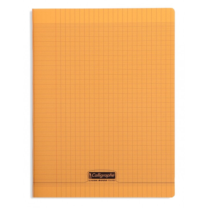 CAHIER A4 96P 90G POLYPRO CALLIGRAPHE ORANGE