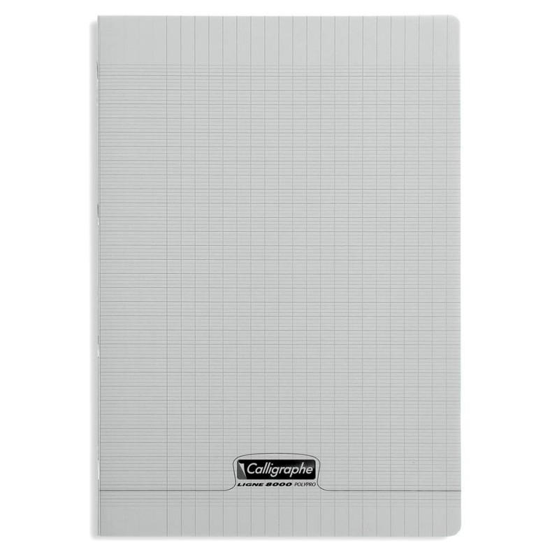 CAHIER A4 96P 90G POLYPRO CALLIGRAPHE GRIS