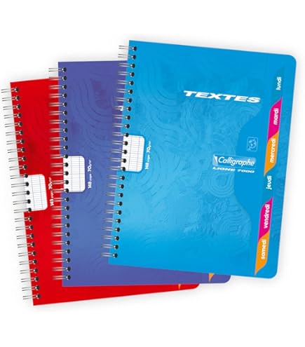 CAHIER DE TEXTE CALLIGRAPHE PP 124P 90G 18555C