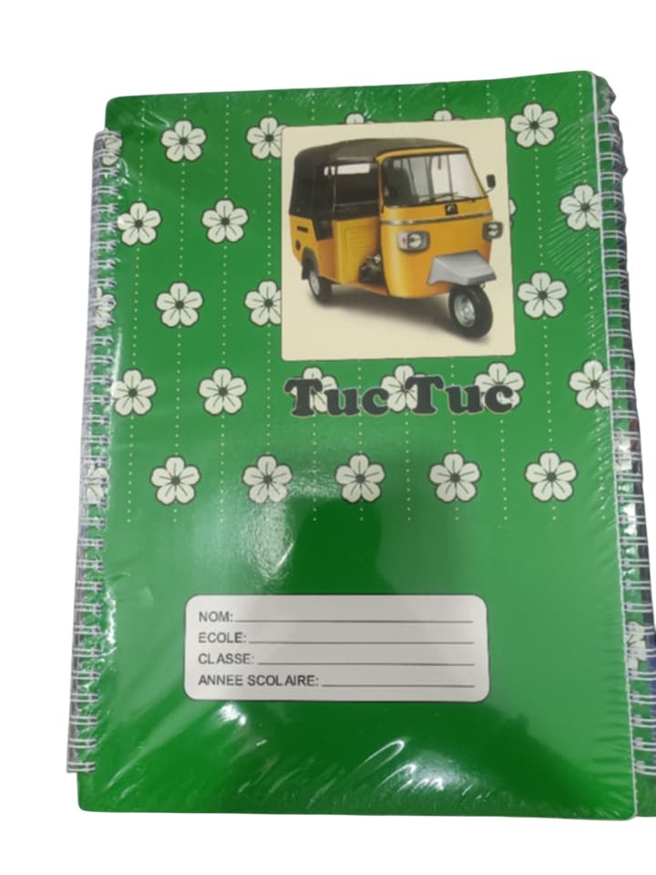 CAHIER A4 96P A SPIRAL TUCTUC