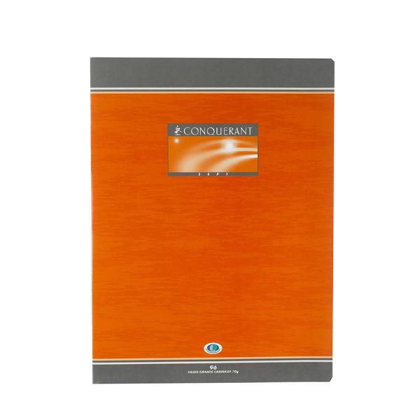 CAHIER 24*32 96P 70G SEYES CONQUERANT