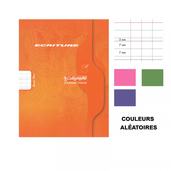 CAHIER ECRITURE  17*22 32P CALLIGRAPHE